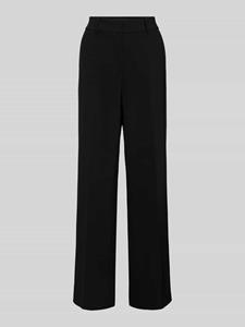 CAMBIO Regular fit stoffen broek met persplooien, model 'AMELIE'