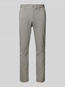 Only & Sons Tapered fit broek met knoop- en ritssluiting, model 'MARK'