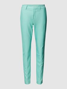 MOS MOSH Slim fit stoffen broek met persplooien, model 'Abbey Night'