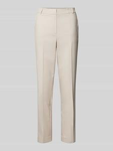 Comma Stoffen slim fit broek met structuurpatroon