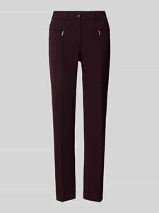 Gardeur Slim fit stoffen broek met ritszakken, model 'ZENE51'