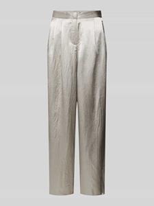 Selected Femme Wide leg stoffen broek in metallic, model 'SELENE'