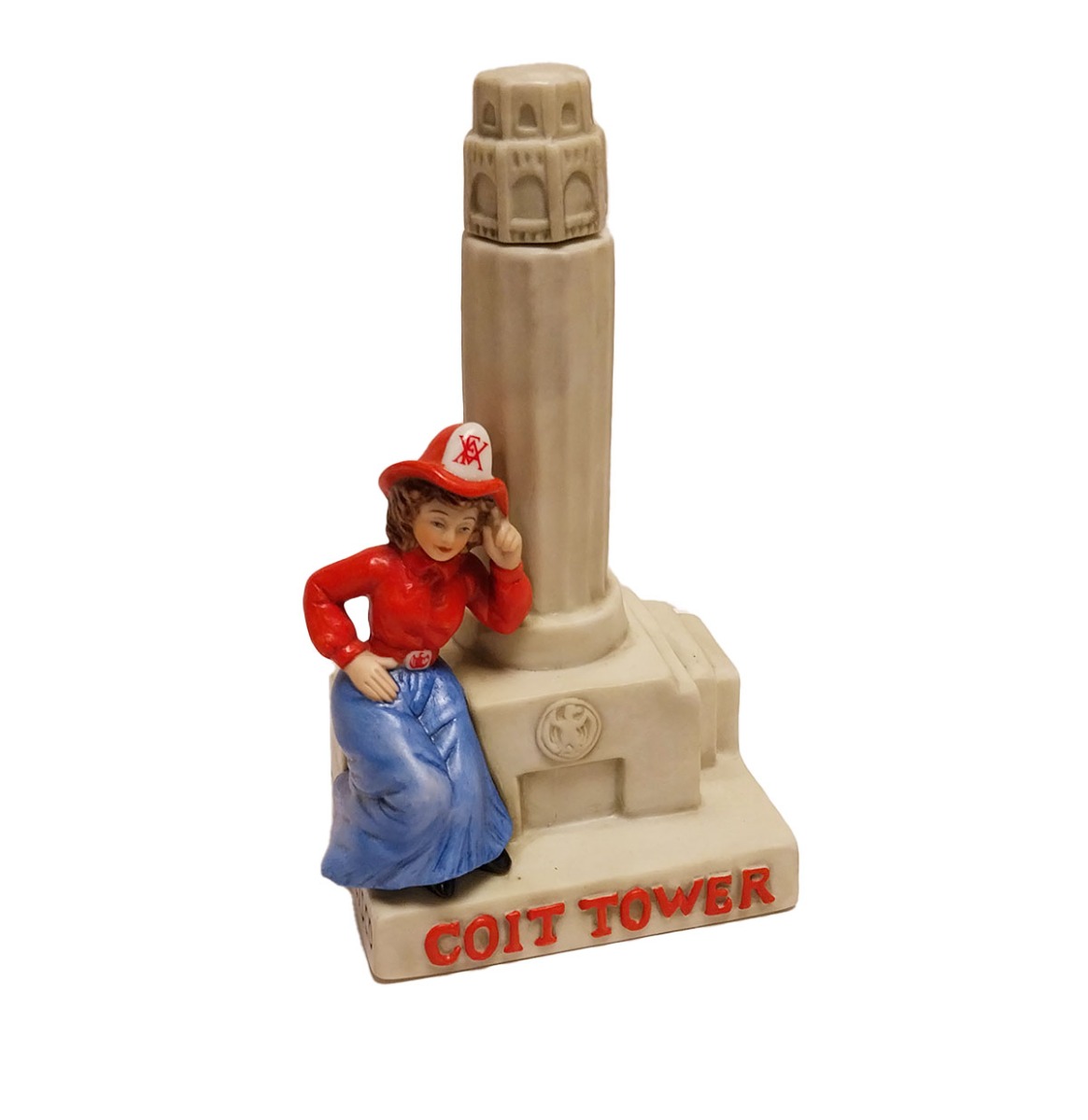 Fiftiesstore San Francisco Coit Tower Vintage Dug's Decanter