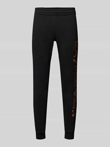 EA7 Emporio Armani Regular fit sweatpants met elastische band