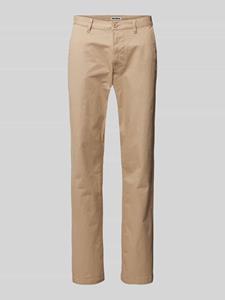 REVIEW Straight leg chino met achterzakken