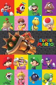 Pyramid Poster Super Mario Characters 61x91,5cm