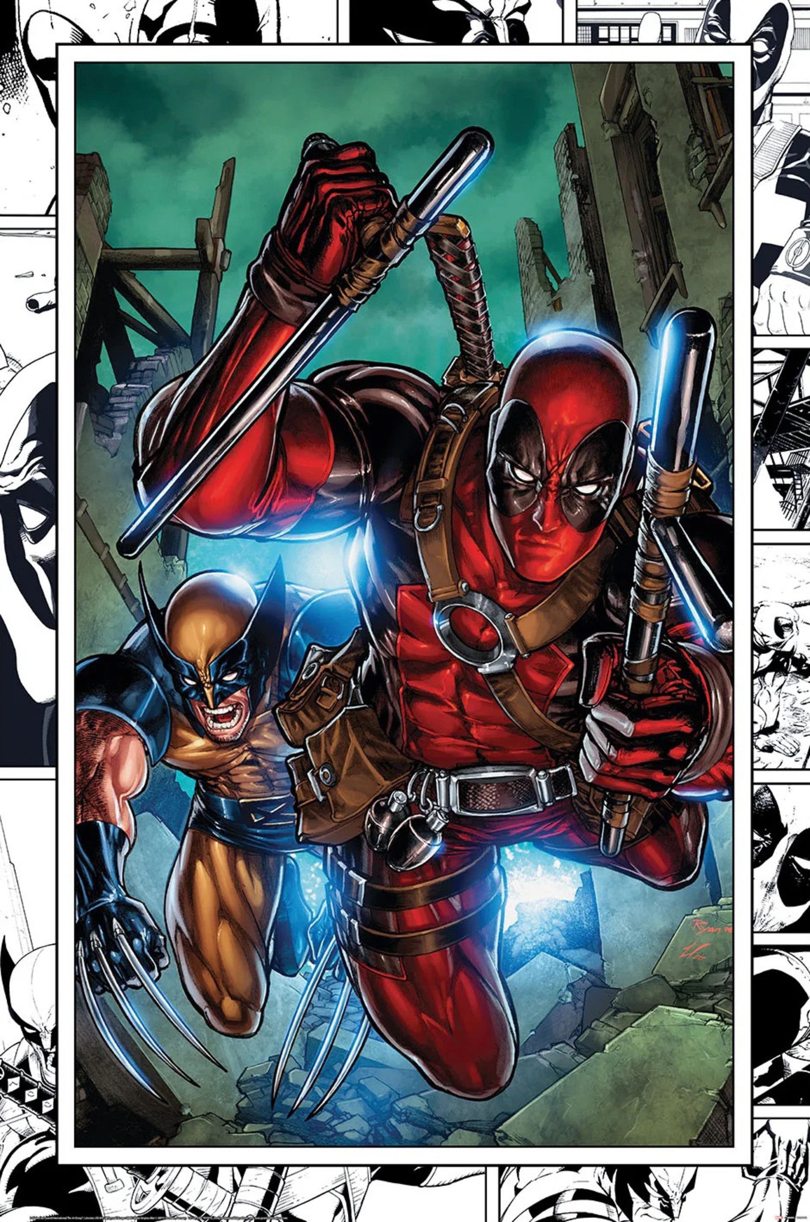 Pyramid Poster Marvel Comics Wolverine and Deadpool 61x91,5cm