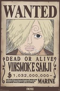 ABYstyle Poster One Piece Wanted Sanji Wano 61x91,5cm