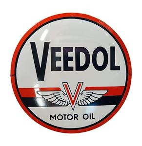 Fiftiesstore Veedol Motor Oil Emaille Bord - Ø41cm