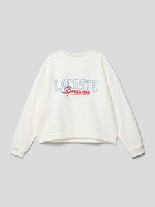 Lacoste Sweatshirt met labelprint