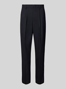 Emporio Armani Broek van scheerwolmix met persplooien