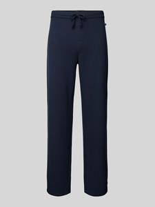 Boss Regular fit sweatpants met structuurmotief