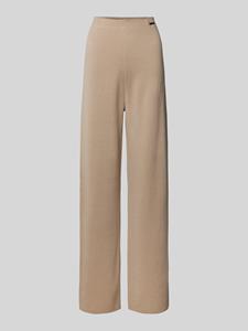 Calvin Klein Womenswear Straight leg broek met labelapplicatie