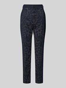 Marc Cain Feminine fit stoffen broek met persplooien