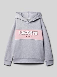 Lacoste Hoodie met labelprint