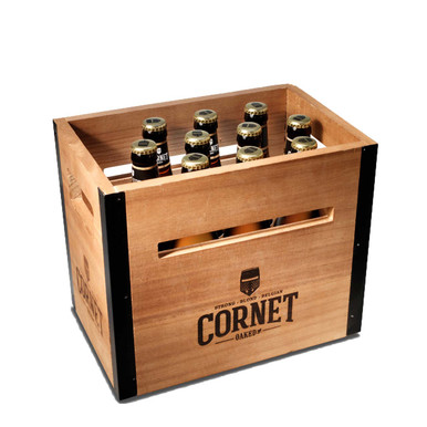 CORNET houten krat klein (incl. 10x33cl)