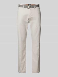 MCNEAL Slim fit broek met riem