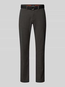 MCNEAL Slim fit broek met riem