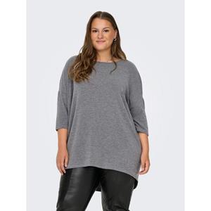 ONLY CARMAKOMA Shirt met 3/4-mouwen CARLAMOUR 3/4 TOP JRS NOOS