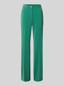 Marc Cain Straight leg stoffen broek met persplooien