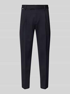 CINQUE Tapered fit pantalon met persplooien, model 'SALTO'