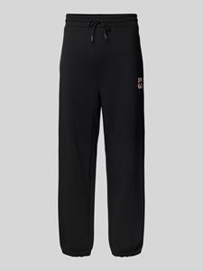 HUGO Loose fit sweatpants met tunnelkoord, model 'Dlogopante'