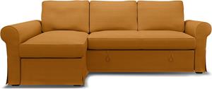 Bemz IKEA - Hoes voor slaapbank Backabro met chaise longue, , Corduroy