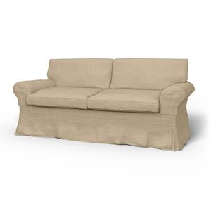 Bemz IKEA - Hoes voor 2-zitsslaapbank Ektorp, Oyster Grey, Corduroy