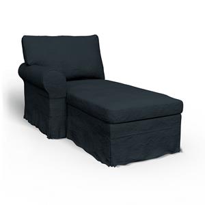 Bemz IKEA - Hoes voor chaise longue Ektorp met armleuning links, , Corduroy