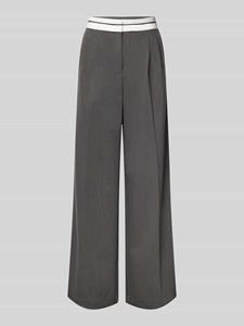 Jake*s Casual Wide leg stoffen broek met bandplooien