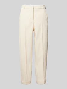 Boss Straight leg stoffen broek met structuurmotief