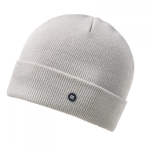 Tresanti Sven | fine knitted beanie with rubber logo iii |