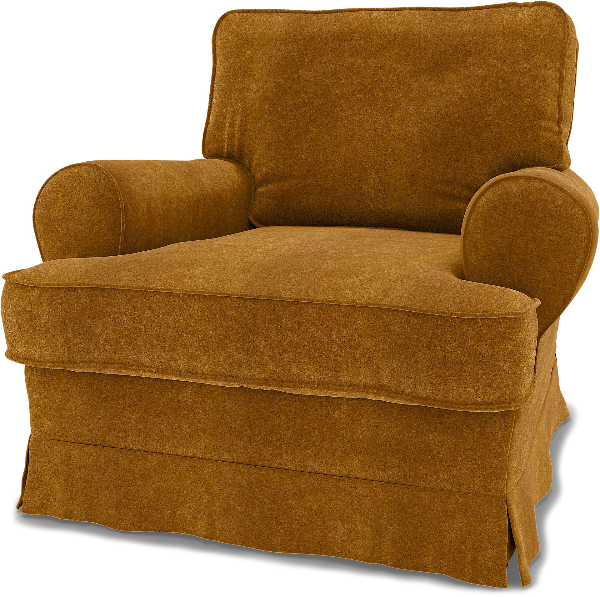 Bemz IKEA - Hoes voor fauteuil Barkaby (klein model), Gold, DE NATURES’ PALETTE COLLECTION VAN 