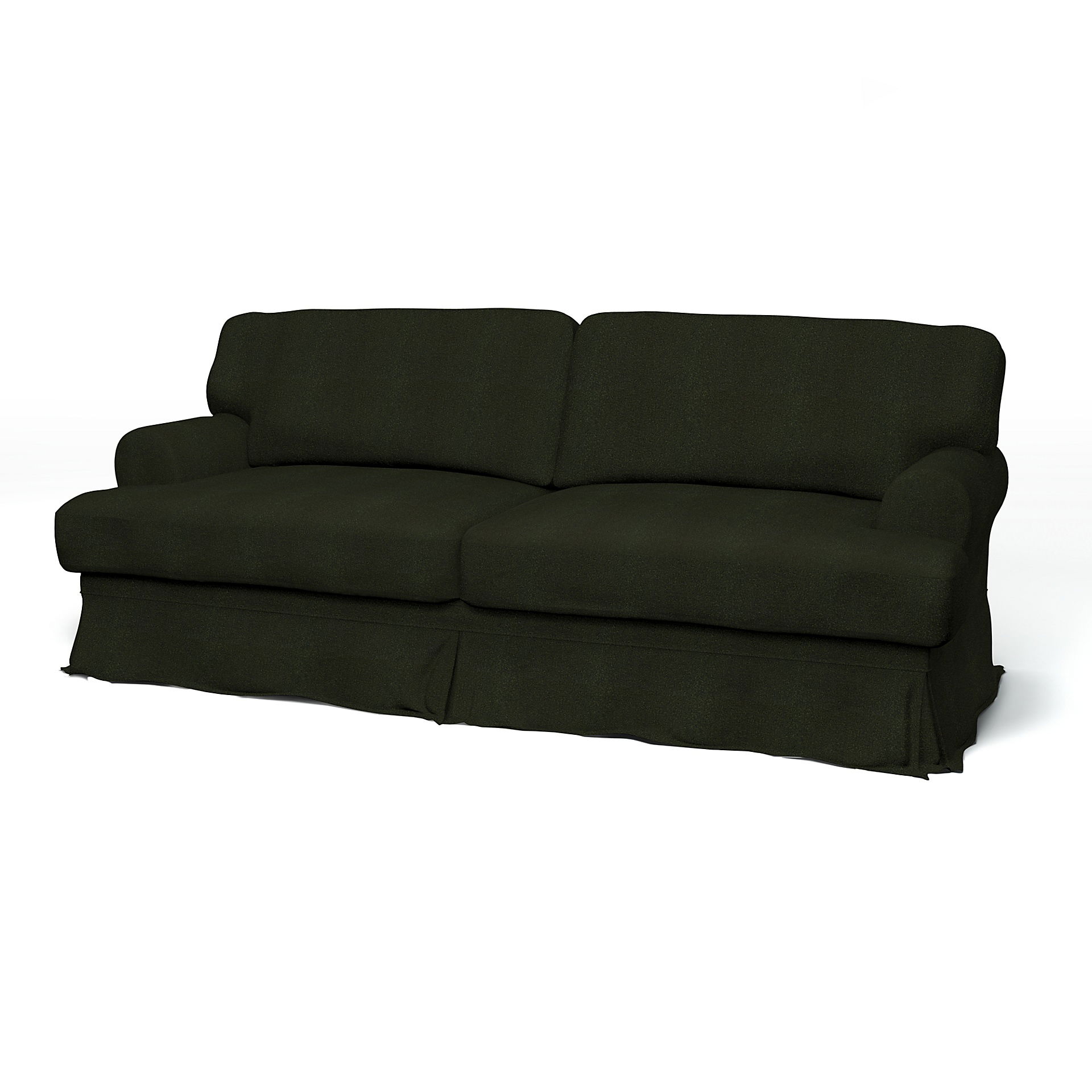 Bemz IKEA - Hoes voor 3-zitsbank Ekeskog, Dark Moss Green, DE NATURES’ PALETTE COLLECTION VAN 