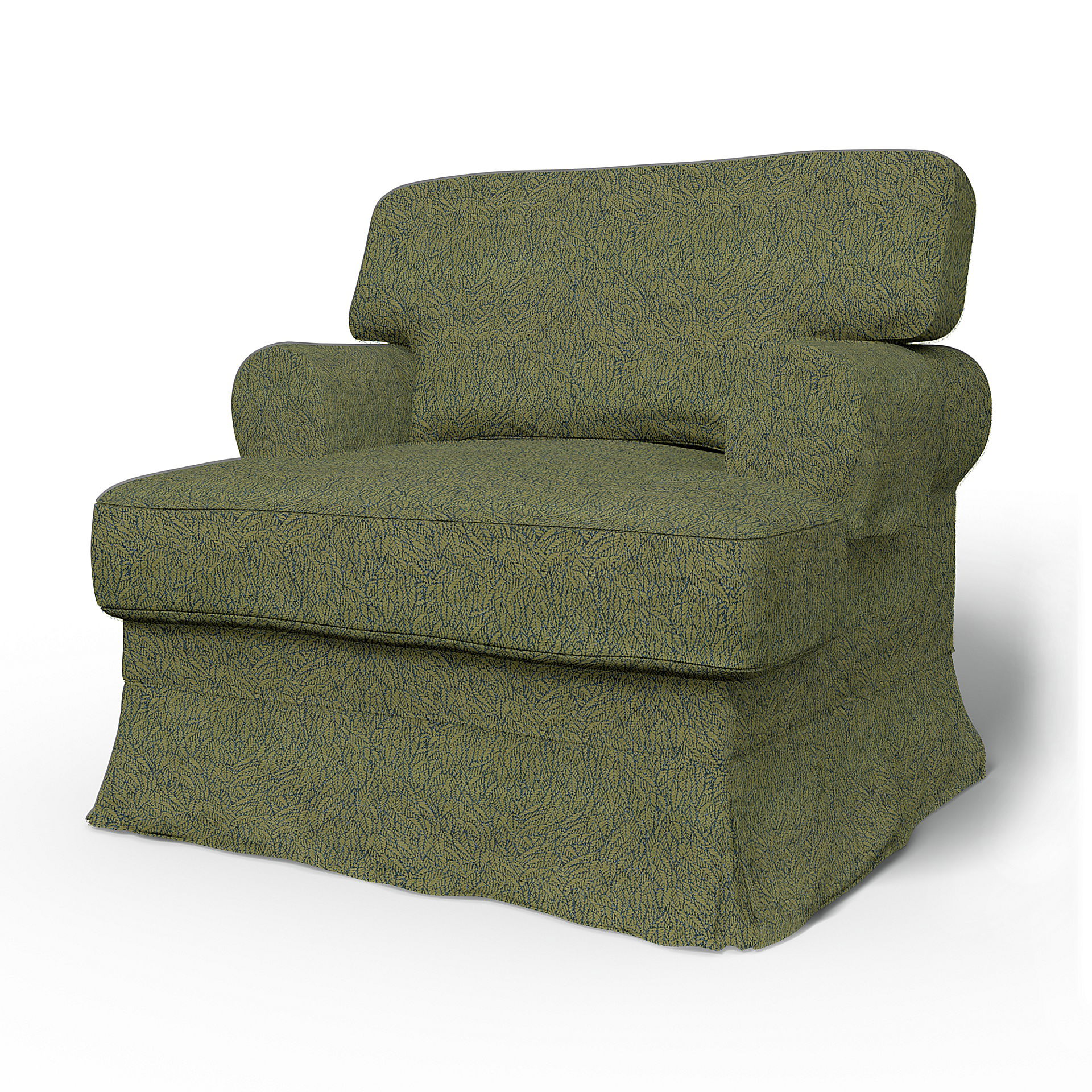 Bemz IKEA - Hoes voor fauteuil Ekeskog, Green, DE NATURES’ PALETTE COLLECTION VAN 