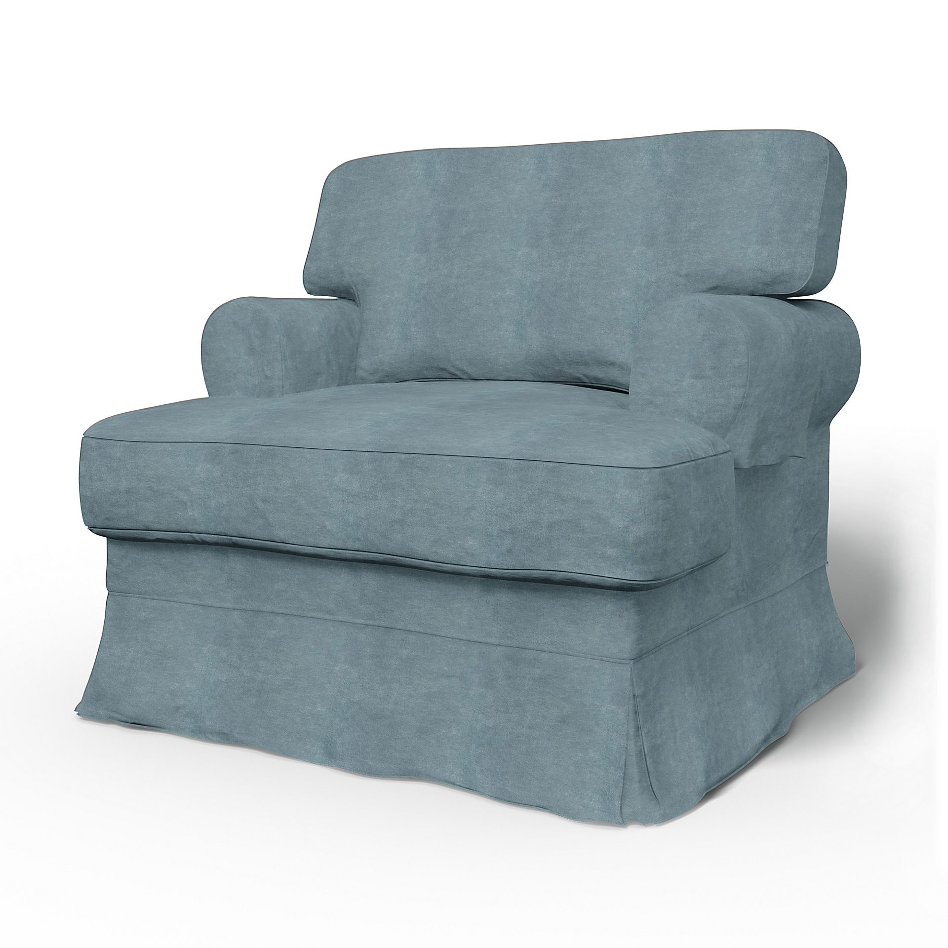 Bemz IKEA - Hoes voor fauteuil Ekeskog, Air Blue, DE NATURES’ PALETTE COLLECTION VAN 