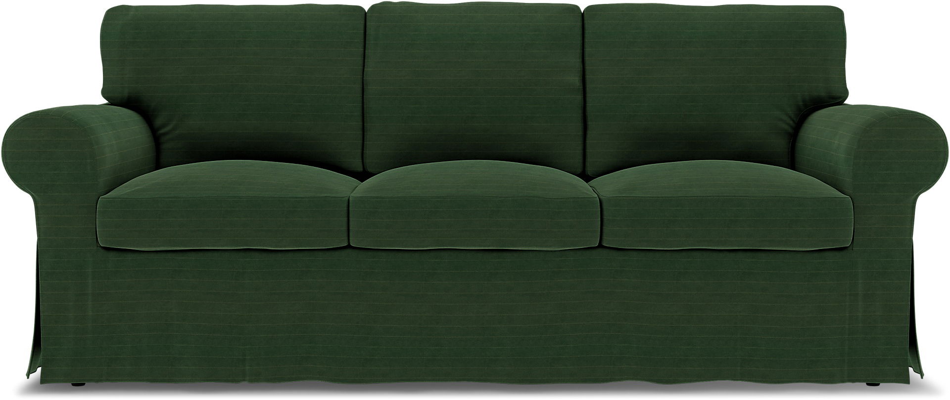 Bemz IKEA - Hoes voor 3-zitsbank Ektorp, Deep Green, DE NATURES’ PALETTE COLLECTION VAN 