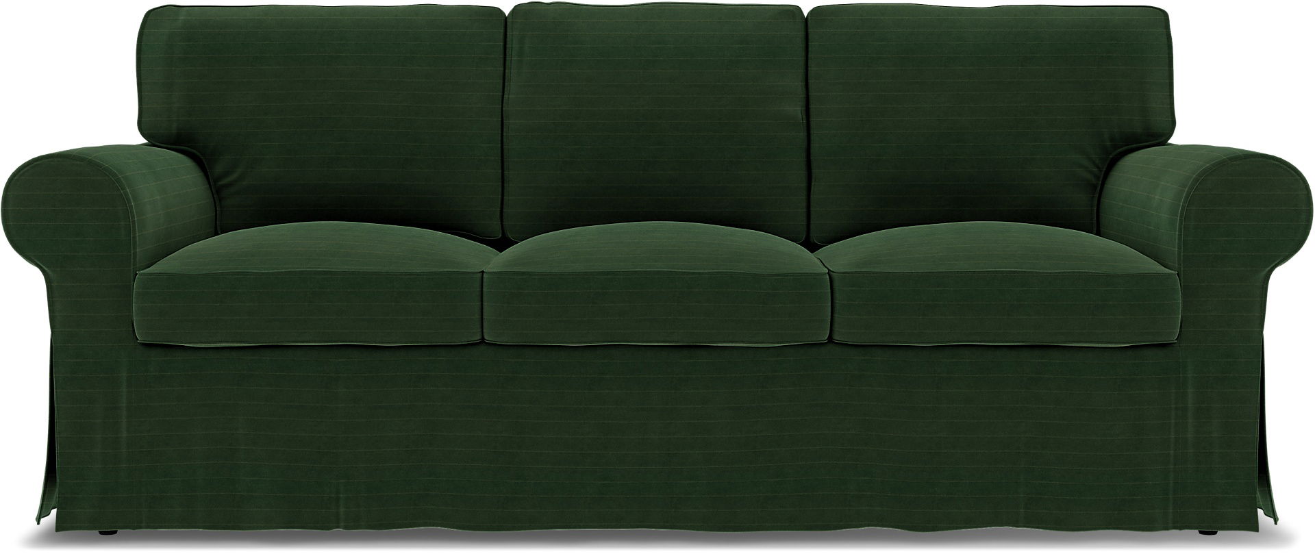 Bemz IKEA - Hoes voor 3-zitsbank Ektorp, Deep Green, DE NATURES’ PALETTE COLLECTION VAN 