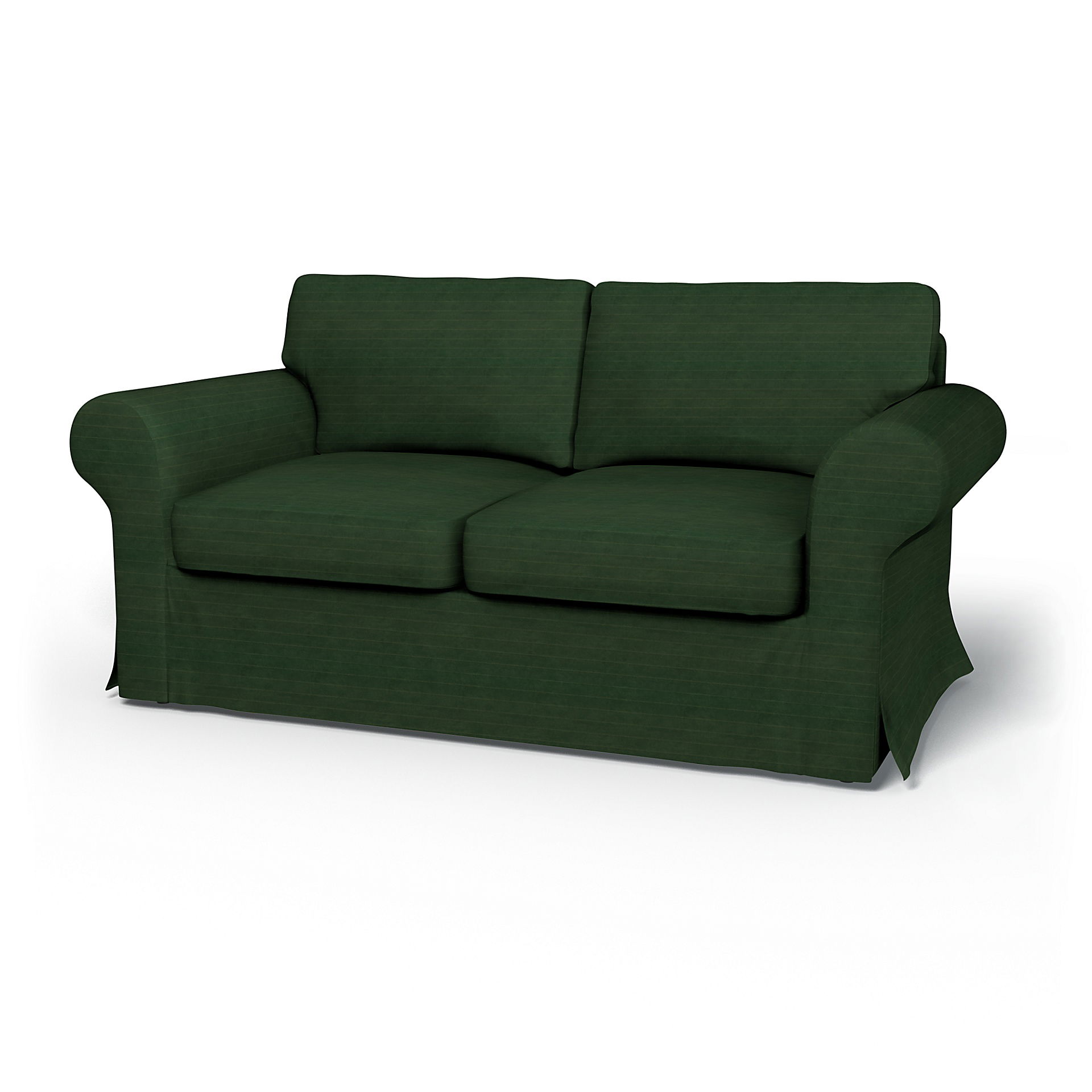 Bemz IKEA - Hoes voor 2-zitsbank Ektorp, Deep Green, DE NATURES’ PALETTE COLLECTION VAN 