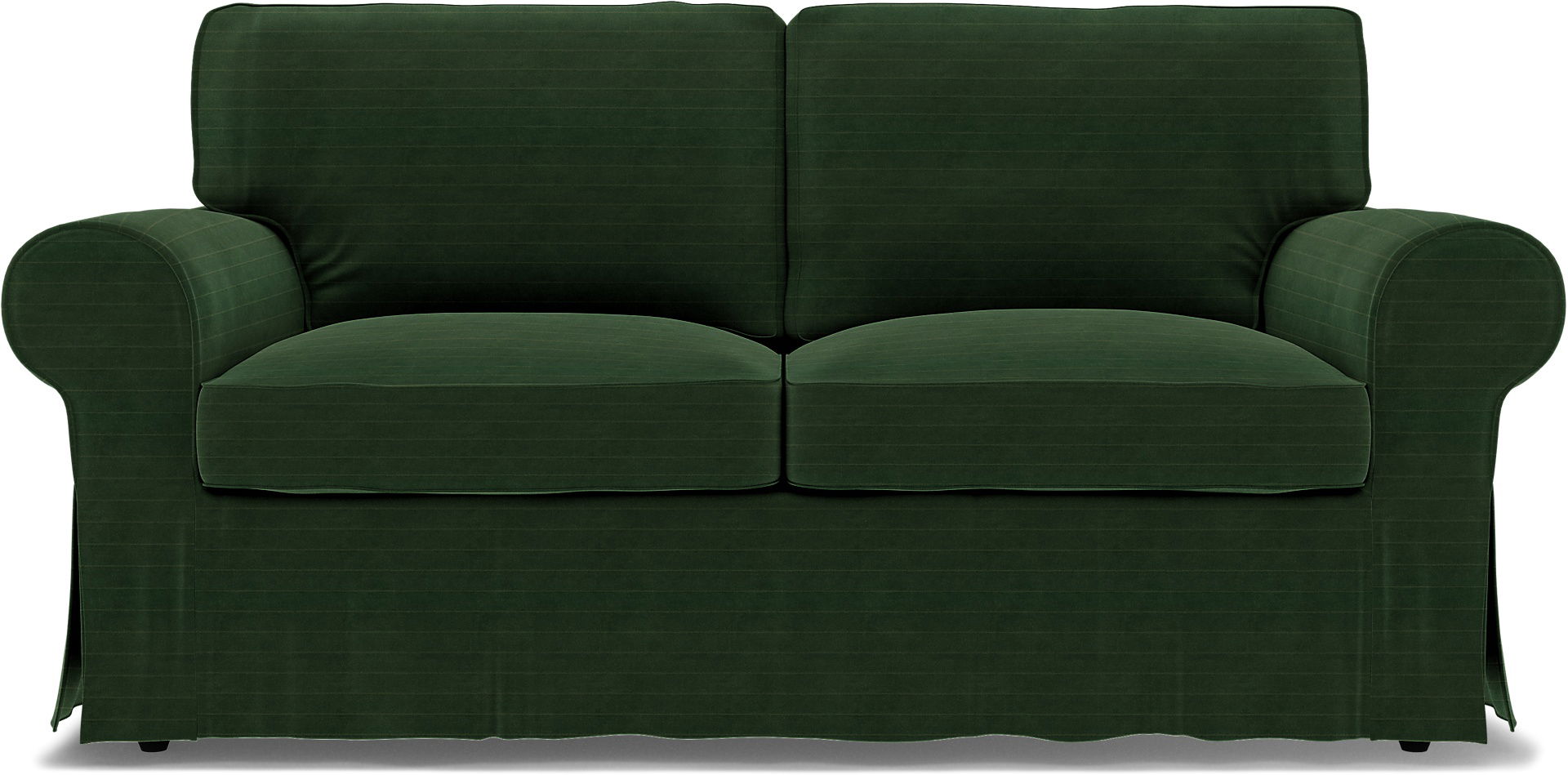 Bemz IKEA - Hoes voor 2-zitsbank Ektorp, Deep Green, DE NATURES’ PALETTE COLLECTION VAN 