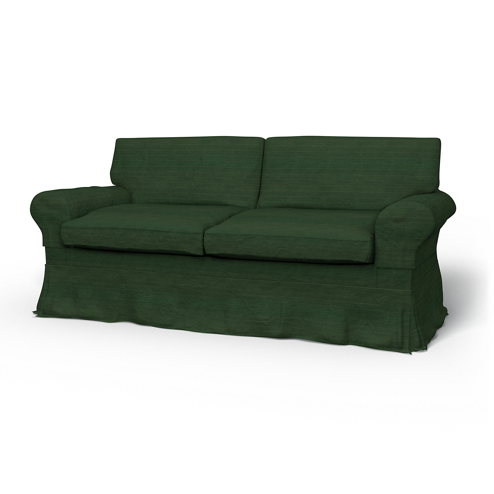 Bemz IKEA - Hoes voor 2-zitsslaapbank Ektorp, Deep Green, DE NATURES’ PALETTE COLLECTION VAN 