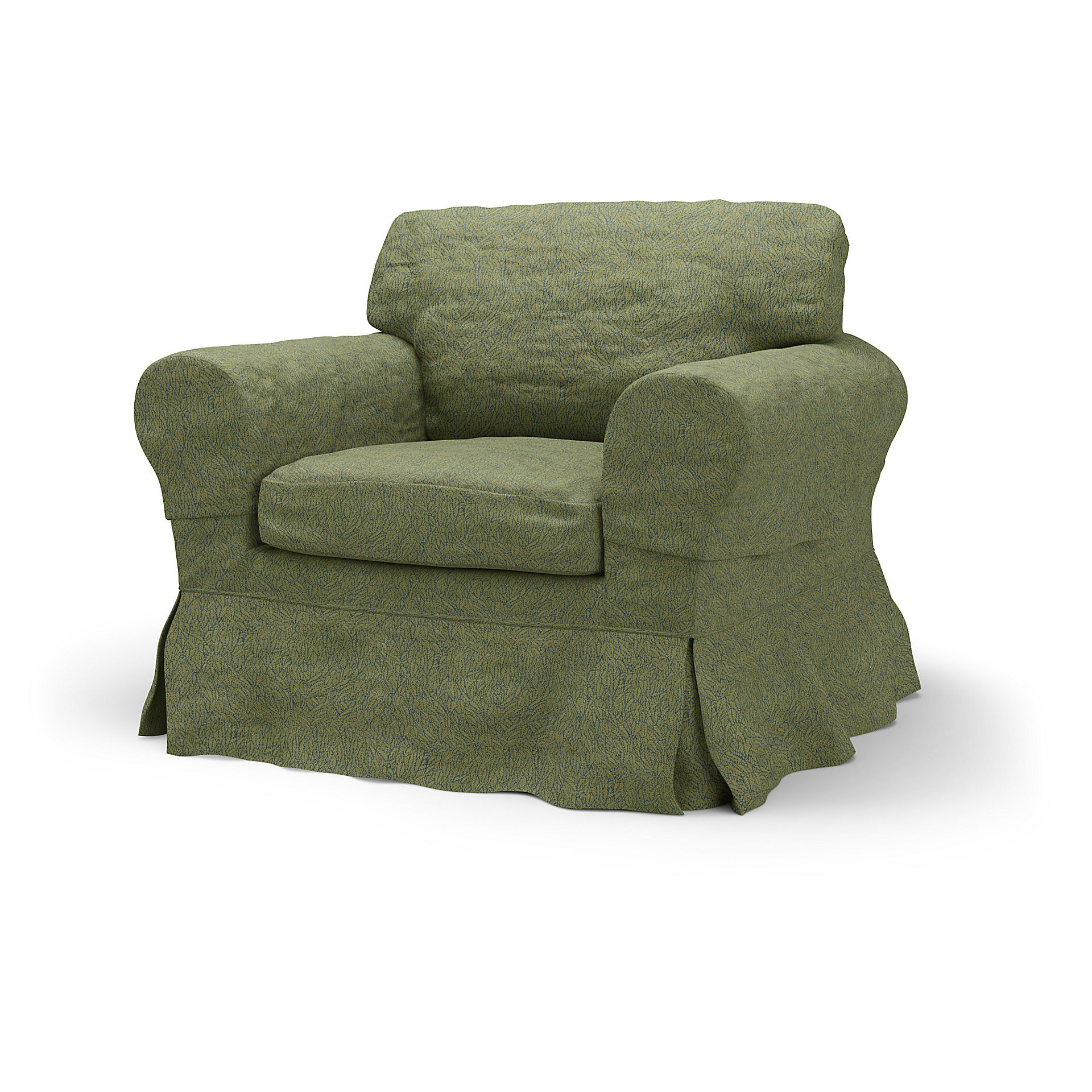 Bemz IKEA - Hoes voor fauteuil Ektorp, Green, DE NATURES’ PALETTE COLLECTION VAN 