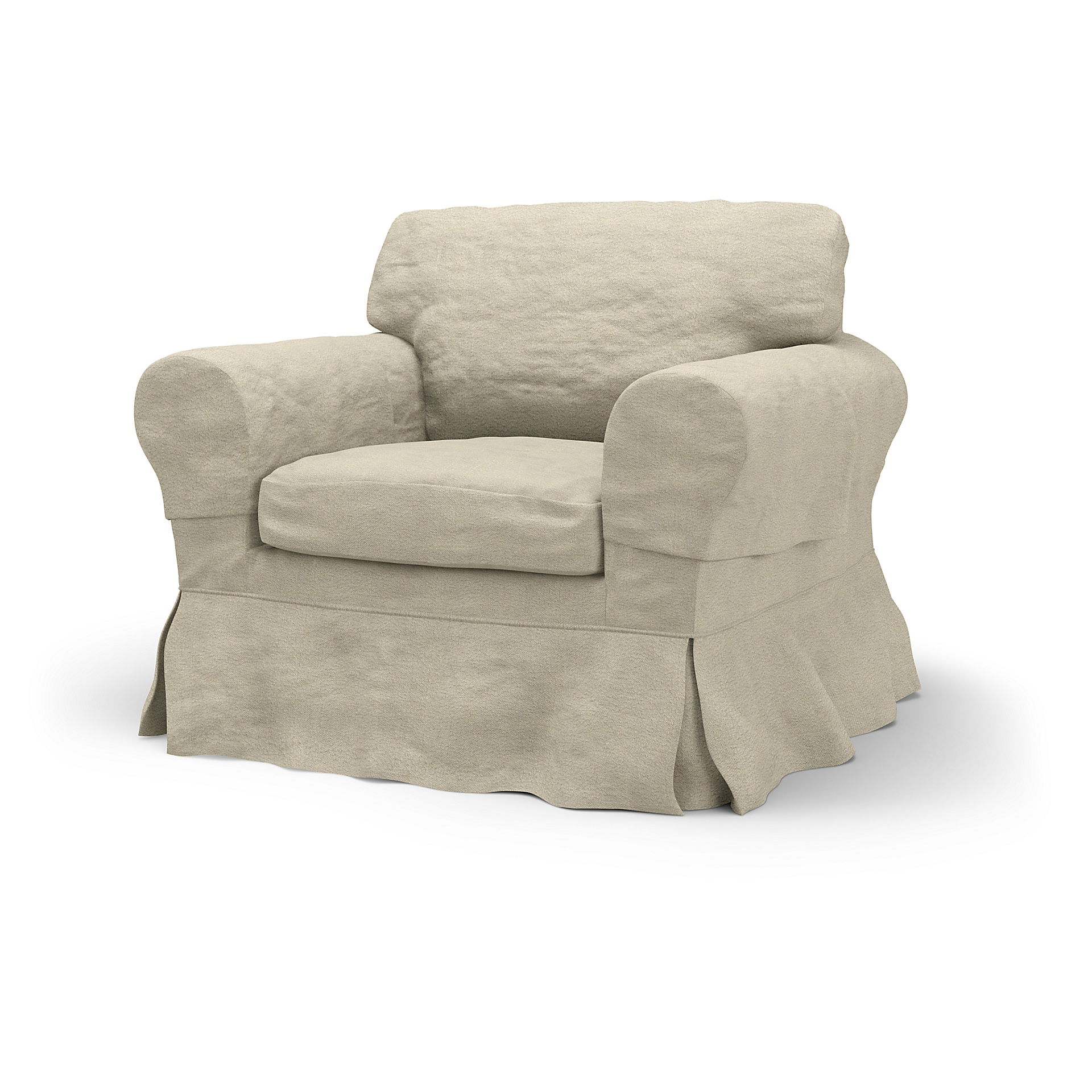 Bemz IKEA - Hoes voor fauteuil Ektorp, Natural White, DE NATURES’ PALETTE COLLECTION VAN 