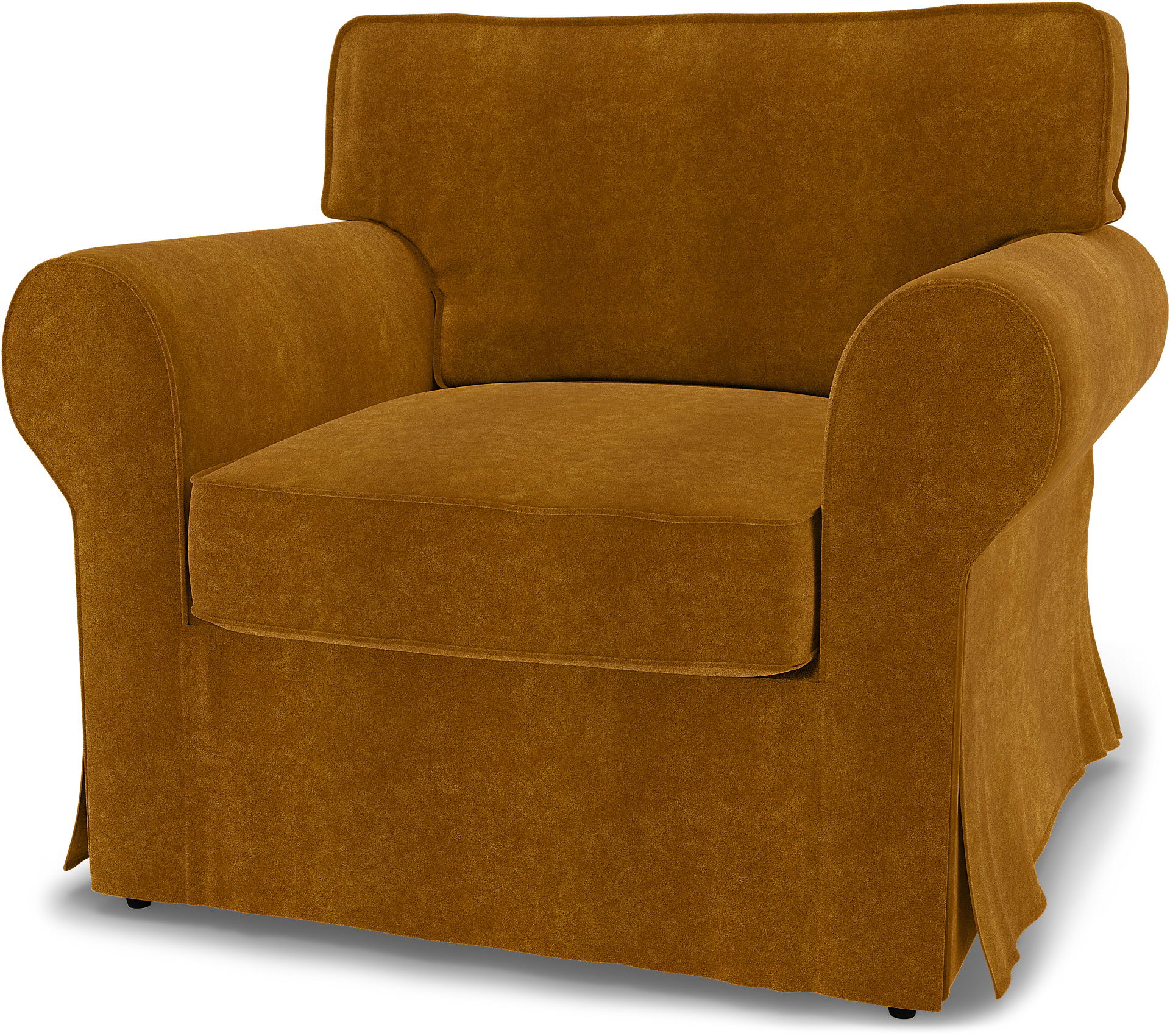 Bemz IKEA - Hoes voor fauteuil Ektorp, Gold, DE NATURES’ PALETTE COLLECTION VAN 