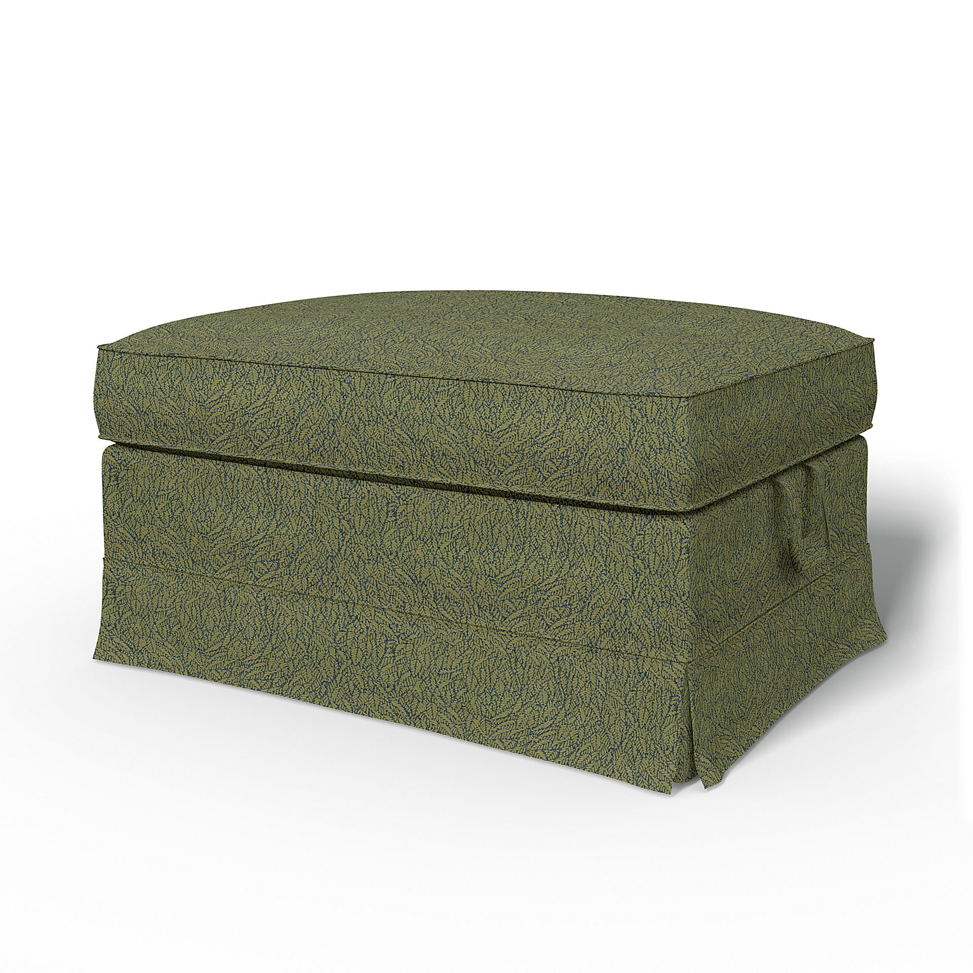 Bemz IKEA - Hoes voor voetenbank Ektorp, Green, DE NATURES’ PALETTE COLLECTION VAN 