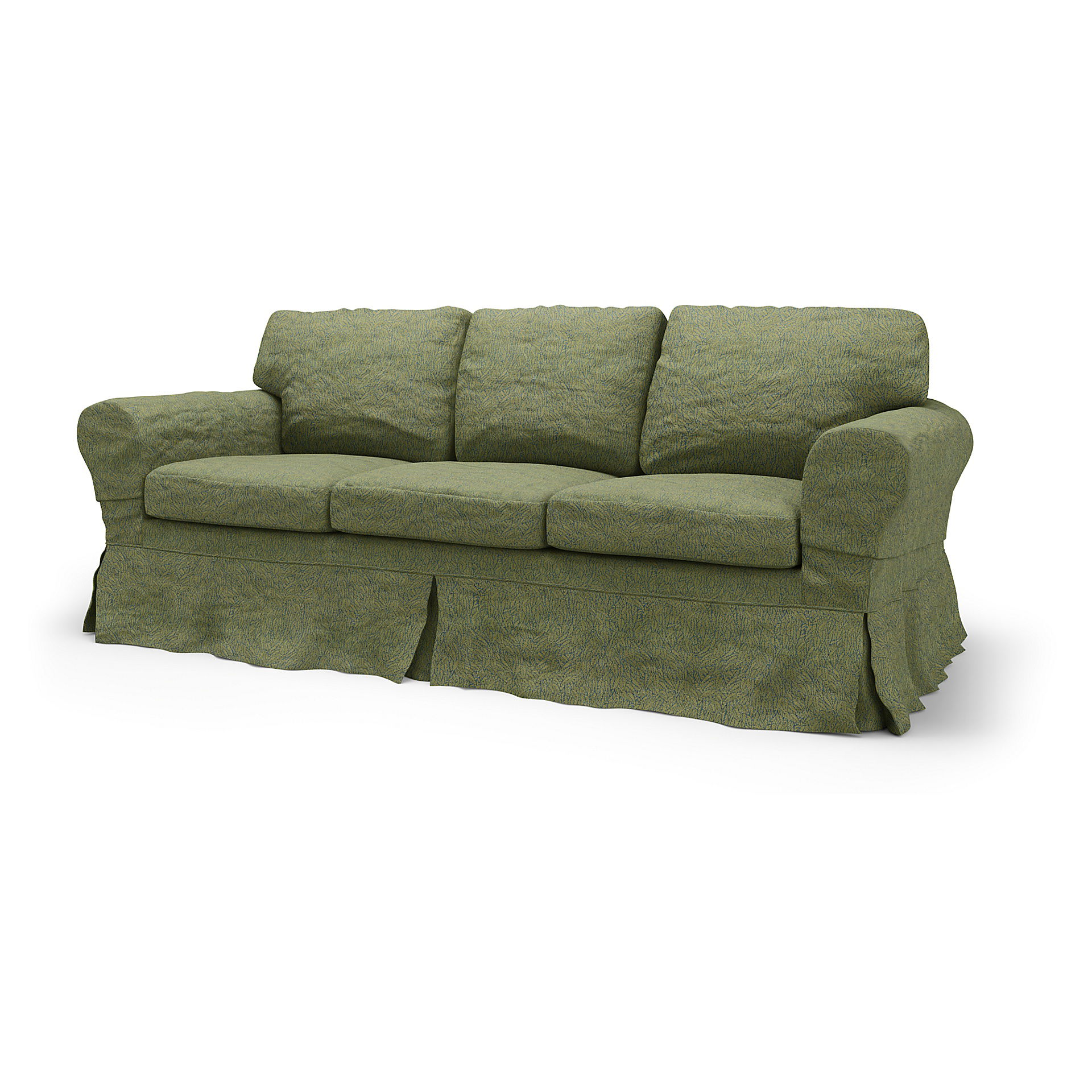 Bemz IKEA - Hoes voor 3-zitsslaapbank Ektorp, Green, DE NATURES’ PALETTE COLLECTION VAN 