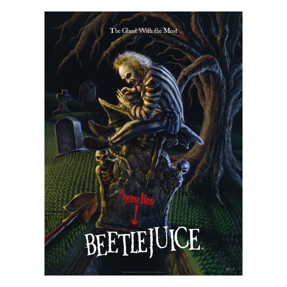 Sideshow Collectibles Beetlejuice Art Print The Ghost With the Most 41 x 61 cm - unframed