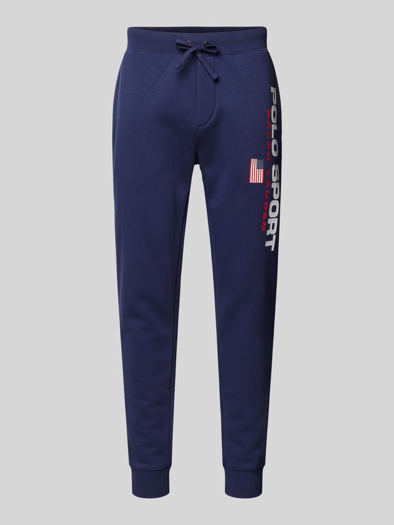 Polo Sport Slim fit sweatpants met labelprint