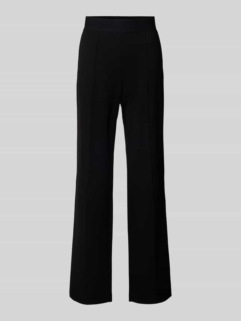 Christian Berg Woman Regular fit stoffen broek met vaste persplooien