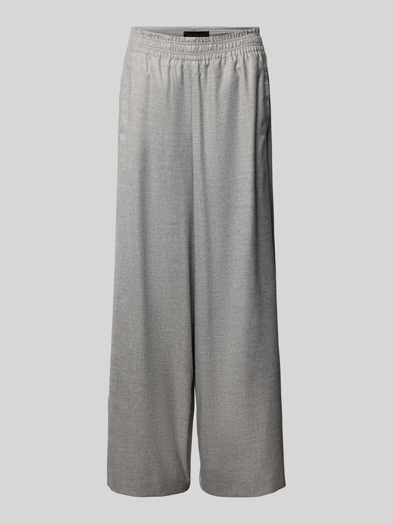 Drykorn Wide leg stoffen broek met elastische band, model 'CEILING'